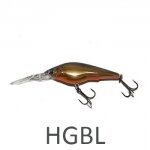 Воблер YO-ZURI F966 Hardcore Shad 75SP 75мм HGBL